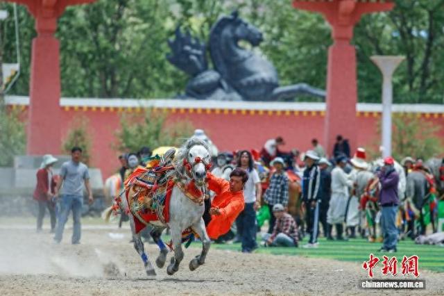 青海玉树：民族传统体育竞技吸引游客