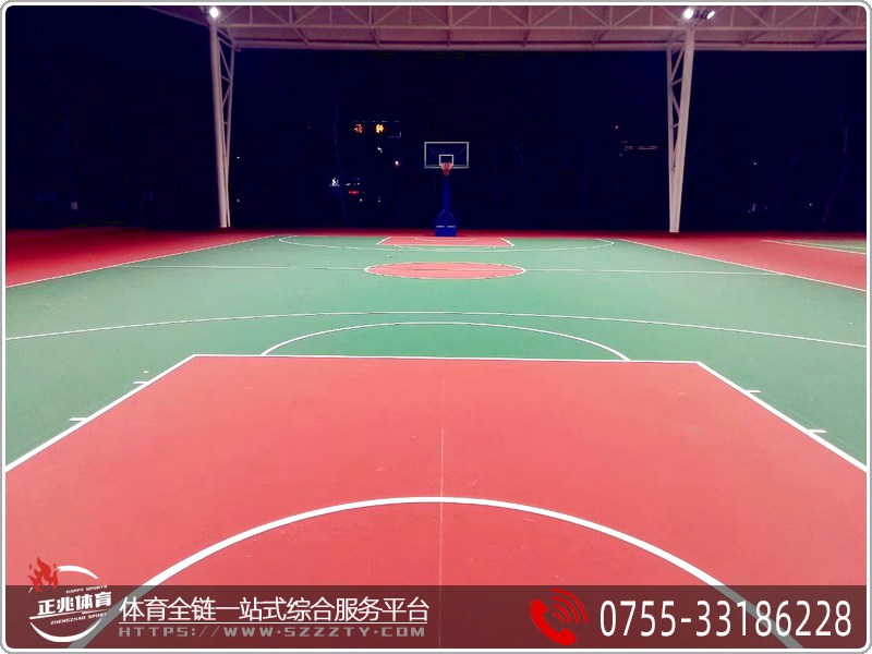 坪山广场丙烯酸篮球场工程造价多少钱
